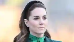 Duchess Catherine at the wreath laying ceremony.