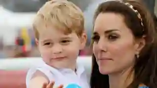 Duchess Catherine and Prince George visit the Royal International Air Tattoo at RAF Fairford