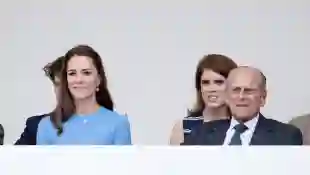 Kate Middleton y el príncipe Felipe