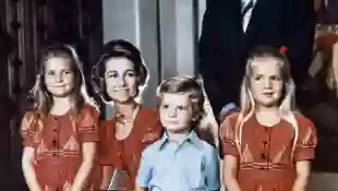 La familia real española en 1973