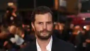 Jamie Dornan attends the European Premiere of "A Private War" on October 20, 2018, in London, England.