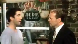 David Schwimmer and Bruce Willis in 'Friends'