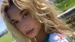 Hailey Bieber without makeup, of course