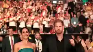 Meghan and Harry at the closing ceremony of the Invictus Games