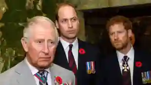 El príncipe Carlos, el príncipe William y el príncipe Harry