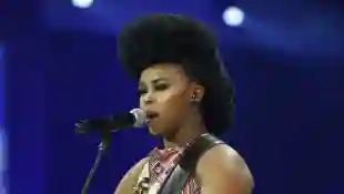 ANN7 South African of the Year Awards JOHANNESBURG SOUTH AFRICA  SEPTEMBER 6 Zahara perfroms at t