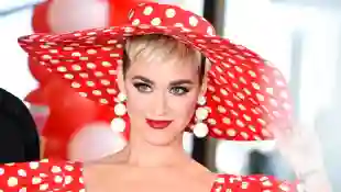 Katy Perry attending the Minnie Mouse Hollywood Walk of Fame Star Ceremony in Hollywood California