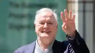 May 26, 2023, London, England, United Kingdom: JOHN CLEESE is seen leaving High Court after attending the phone hacking