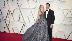 91st Academy Awards Arrivals - LA Kelly Ripa (L) and Mark Consuelos walking the red carpet as arriving to the 91st Acade