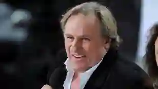 Grand Journal Cannes Gerard Depardieu appears on Canal + TV show Le Grand Journal during the 67th Cannes Film Festival i