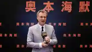 BEIJING, CHINA - AUGUST 22: Director Christopher Nolan attends Oppenheimer premiere on August 22, 2023 in Beijing, China