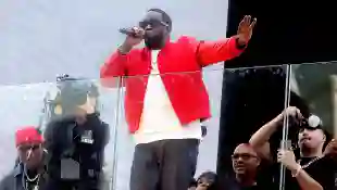 Mayor Eric Adams presents Sean Diddy Combs with The Key to the City at TSX Stage in New York City. Featuring: Sean Diddy