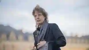 King Charles Visit To France Mick Jagger and his partner US choreographer Melanie Hamrick at the state banquet at the Pa