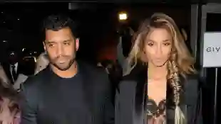 Paris Fashion Week - Givenchy Arrivals Russell Wilson, Ciara attending Givenchy show as part of Paris Fashion Week Fall/