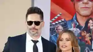 Joe Manganiello and Sofia Vergara at the Los Angeles premiere of 'Once Upon a Time In Hollywood' hel