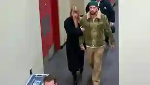 December 19, 2023: Taylor Swift and Travis Kelce leave after the Buffalo Bills defeated the Kansas City Chiefs, 20-17, o