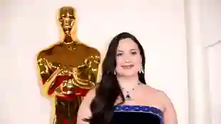 Oscar® nominee Lily Gladstone arrives on the red carpet of the 96th Oscars® at the Dolby® Theatre at Ovation Hollywoo