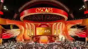 96th Oscars, Academy Awards James Wilson, Leonard Blavatnik and Jonathan Glazer accept the Oscar® for International Fea