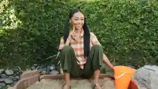 Actress Skai Jackson recreating her classic 2008 BAND-AID Brand commercial for TikTok, in celebration of the brand reboo