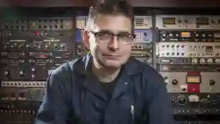 June 21, 2022: Music producer Steve Albini in his Chicago studio in 2014. Albini, who produced albums by Nirvana, the Pi