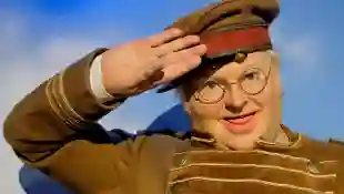 Alfred Hawthorne `Benny` Hill, Madame Tussauds, UK 2018. Alfred Hawthorne `Benny` Hill was an English comedian and actor
