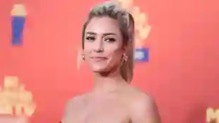 In this image released on June 5, American TV personality Kristin Cavallari arrives at the 2022 MTV Movie And TV Awards: