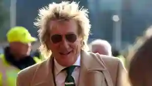 Celtic v Motherwell - cinch Premiership - Celtic Park Singer-songwriter and Celtic fan Rod Stewart arriving ahead of the