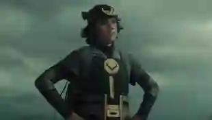 Loki (2021 - ) - filmstill Kid Loki (Jack Veal) Loki (2021 - ) EDITORIAL USE ONLY Copyright: xMarvelxStudiosx