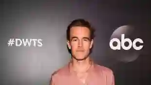 James Van Der Beek arrives at the 2019 Dancing With The Stars Cast Reveal at Planet Hollywood Times Square on August 21, 2019 in New York City