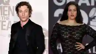 Jeremy Allen White and Rosalía