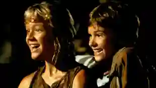 Ariana Richards y Joseph Mazzello en una escena de la película 'Jurassic Park'