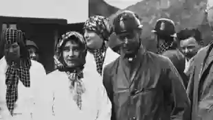 Duke And Duchess Of York In Durham, 1936