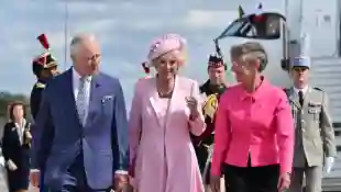 King Charles and Queen Camilla are received in Paris by French Prime Minister Elisabeth Borne