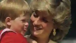 Lady Diana and the sweet young Prince Harry