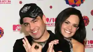 Omar Chaparro y su esposa Lucía Ruiz en los Premios MTV Latinoamérica, en 2006