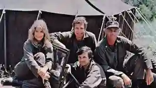 The cast of the popular show M*A*S*H, led by the brilliant Alan Alda.