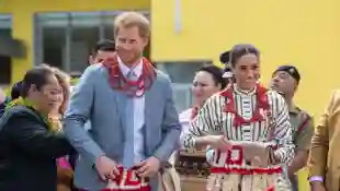 The Duke and Duchess of Sussex in Tonga
