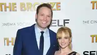 Winston Rauch and actor Melissa Rauch attend a screening of Sony Pictures Classics' "The Bronze" on March 17, 2016