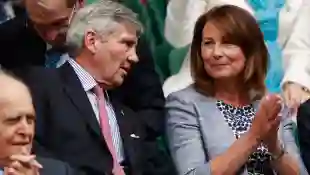 Michael Middleton and Carole Middleton at Wimbledon in 2016