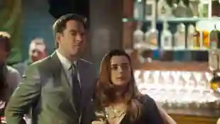 Michael Weatherly and Coté de Pablo as Ziva and Tony in NCIS