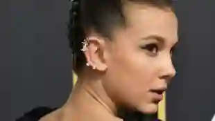 Millie Bobby Brown with braids