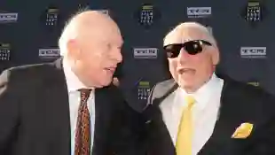 April 26, 2018, Los Angeles, California, USA: NORMAN LLOYD (L) and MEL BROOKS at the 2018 TCM Classic Film Festival - Op