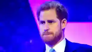 Prince Harry gets emotional while telling the story about how he found out Meghan was expecting baby Archie at the Well Child Awards.