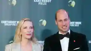 Prince William and Cate Blanchett