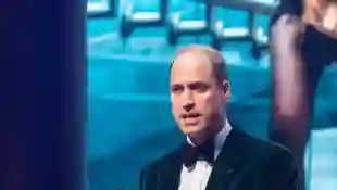 Prince William at the 50th Anniversary gala for 'Centrepoint'.