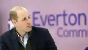 Prince William visited Everton as part of his 'Heads Up' campaign for mental health.