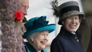 Queen Elizabeth II and Princess Anne