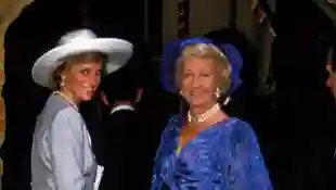 Princess Diana and her mother Frances Spencer in 1989.
