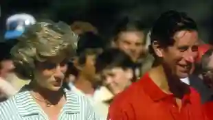 Princess Diana and Prince Charles at a polo tournament in 1985.