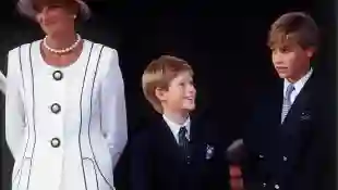 Princesa Diana, Príncipe William y Príncipe Harry 1995